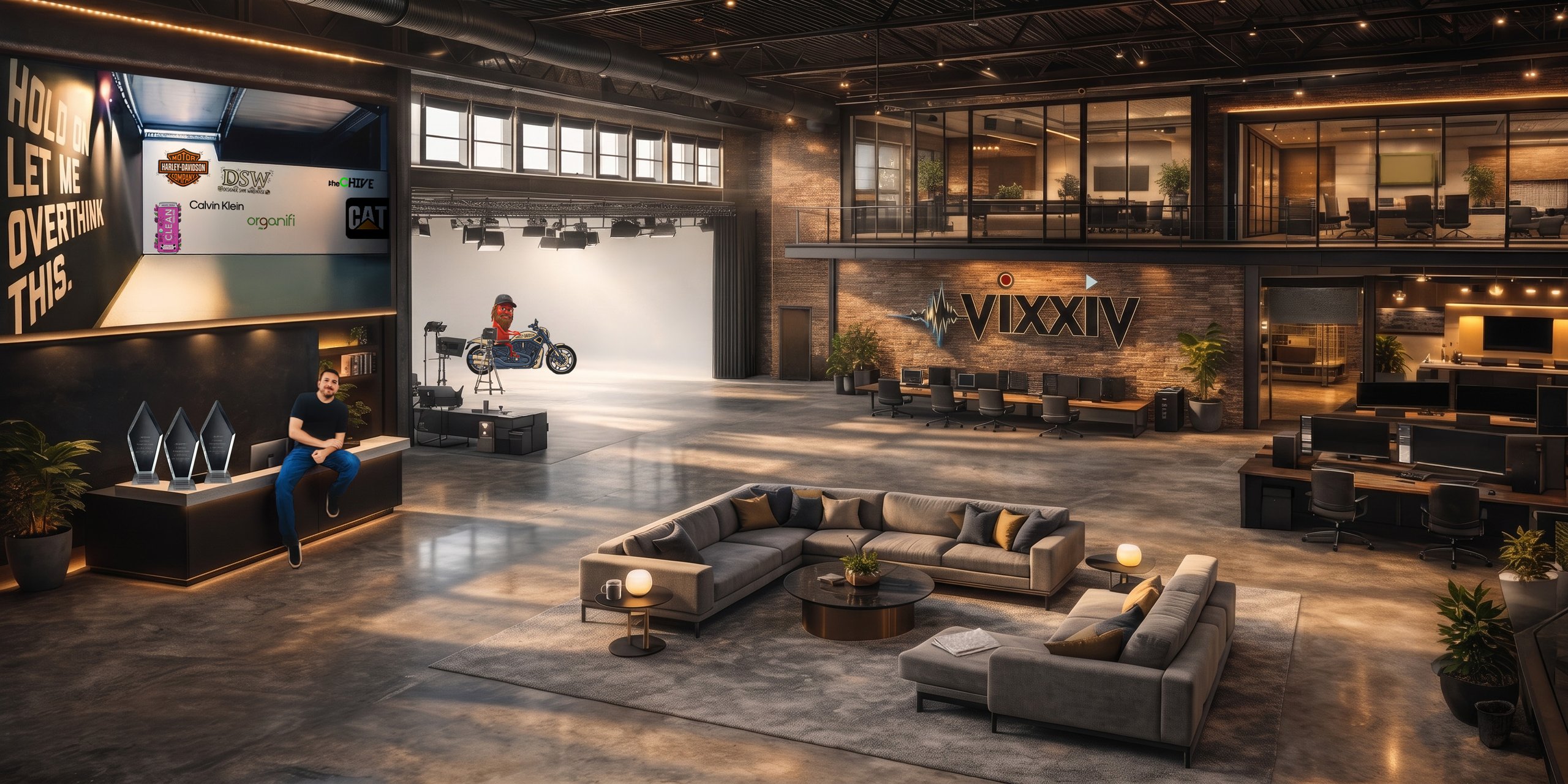 The vixxiv studio and workspace in Austin